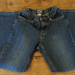 Cat & Jack Boys's Relaxed Straight Jeans in Dark Blue